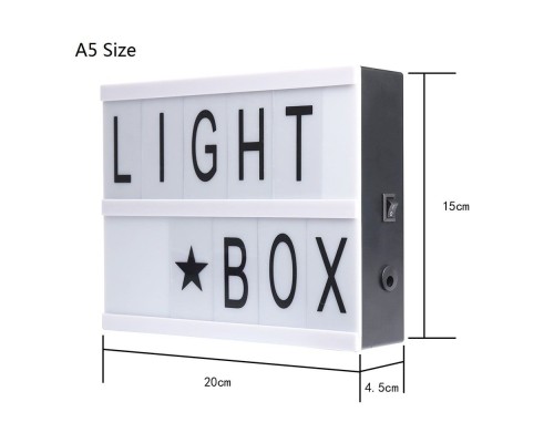 A5 Led Işıklı Yazı Panosu Lightbox