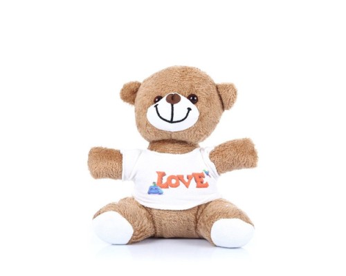 Love Tişörtlü Peluş Ayıcık