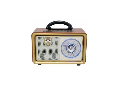 Meier M-110BT Nostaljik Retro Ahşap Bluetooth Fm Radyo