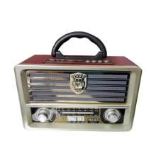 Meier M-113BT Nostaljik Retro Ahşap Bluetooth Fm Radyo