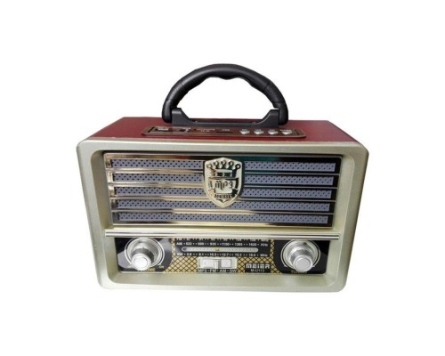 Meier M-113BT Nostaljik Retro Ahşap Bluetooth Fm Radyo