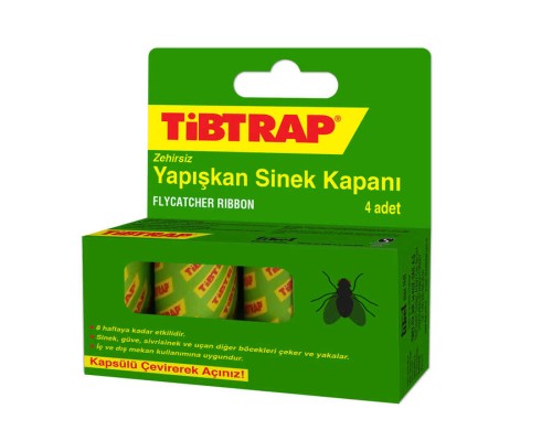 Tibtrap Yapışkan Sinek Kapanı 4 Lü