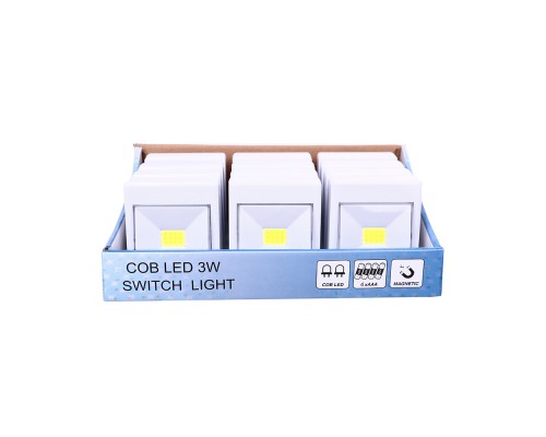 Cob Ledli Mıknatıslı Yapışkanlı Lamba Watton Wt-370