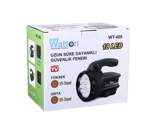 Uzun Süre Dayanıklı Güvenlik Feneri Watton Wt-409