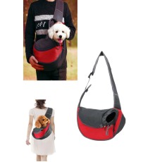 Tek Omuz Askılı Kedi Ve Küçük Irk Köpek Taşıma çantası Large Kırmızı
